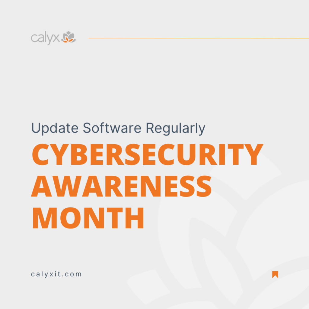 Cybersecurity Awareness Month: Update Software